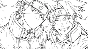 coloriage Kakashi a dessiner et imprimer