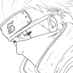 coloriage Kakashi a dessiner et imprimer