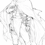 coloriage Kakashi d