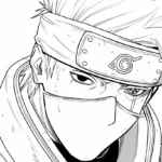 coloriage Kakashi à imprimer a4
