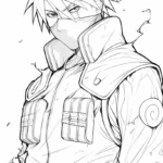 coloriage Kakashi a dessiner en ligne