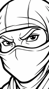imprimer coloriage Ninja updated