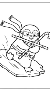 a imprimer coloriage Ninja updated gratuit