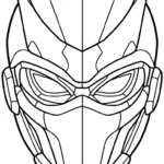 coloriage Ninja updated pour enfants a imprimer gratuit