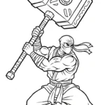 coloriage Ninja updated en ligne