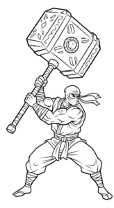 coloriage Ninja updated en ligne