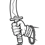 image pour coloriage Ninja updated enfant