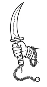 image pour coloriage Ninja updated enfant