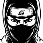 coloriage Ninja updated de pour enfants