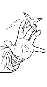 coloriage Ninja updated a colorier en ligne gratuitement