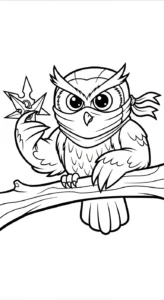 coloriage Ninja updated pour enfant a imprimer gratuit