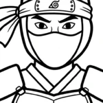 coloriage Ninja updated a colorier en ligne