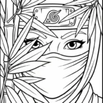 coloriage Ninja updated pour enfants à imprimer