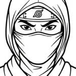 coloriage Ninja updated et apprentissage