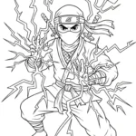coloriage Ninja updated et dessin a imprimer