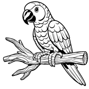 coloriage Oiseau à imprimer gratuitement