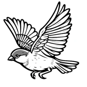 coloriage Oiseau gratuit a imprimer