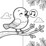 coloriage Oiseau à imprimer pour enfant de 10 ans