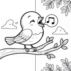 coloriage Oiseau à imprimer pour enfant de 10 ans