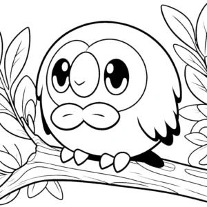 coloriage Oiseau a telecharger