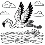 coloriage Oiseau et découpage à imprimer