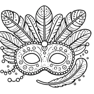 coloriage carnaval en ligne pour enfant