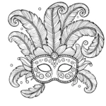 coloriage carnaval à imprimer pour enfant de 3 ans