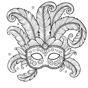 coloriage carnaval à imprimer pour enfant de 3 ans