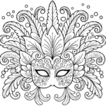 coloriage carnaval pour enfants