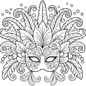 coloriage carnaval pour enfants