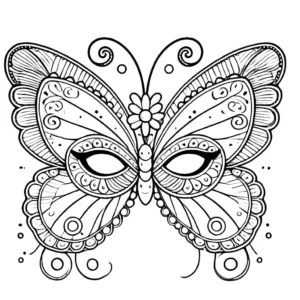 coloriage carnaval a dessiner en ligne