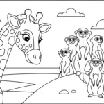 coloriage girafe updated a colorier en ligne gratuitement