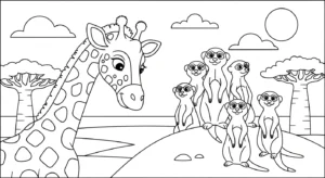 coloriage girafe updated a colorier en ligne gratuitement