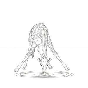 coloriage girafe updated et apprentissage