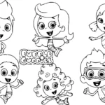 coloriage Bubble Guppies à imprimer gratuitement