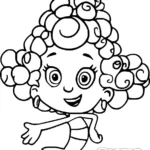 coloriage Bubble Guppies à imprimer pour enfant de 2 ans