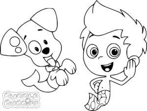 coloriage Bubble Guppies a imprimer gratuitement