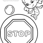 coloriage Bubble Guppies à imprimer pour enfant de 10 ans