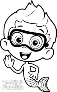 coloriage Bubble Guppies pour enfants a imprimer