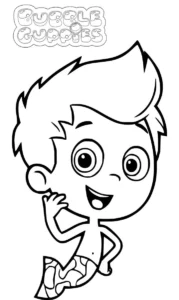 coloriage Bubble Guppies a imprimer gratuitement
