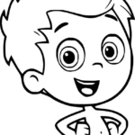 coloriage Bubble Guppies pour enfant de 4 ans