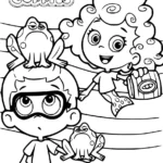 coloriage Bubble Guppies a imprimer gratuitement