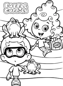coloriage Bubble Guppies a imprimer gratuitement