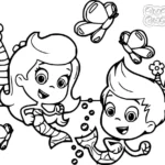 coloriage Bubble Guppies gratuit