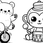 coloriage Cirque gratuit en ligne