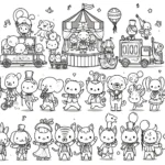 coloriage Cirque gratuit pour enfants