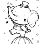 coloriage Cirque gratuit a imprimer