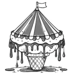 coloriage Cirque pour enfants a imprimer