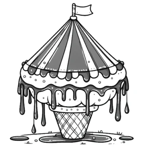 coloriage Cirque pour enfants a imprimer