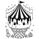 coloriage Cirque et apprentissage